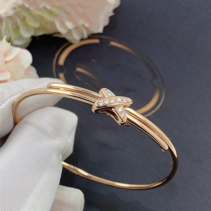 [Eterna Jewels]ピンクゴールドダイヤモンドブレスレットセット