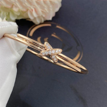 [Eterna Jewels]ピンクゴールドダイヤモンドブレスレットセット