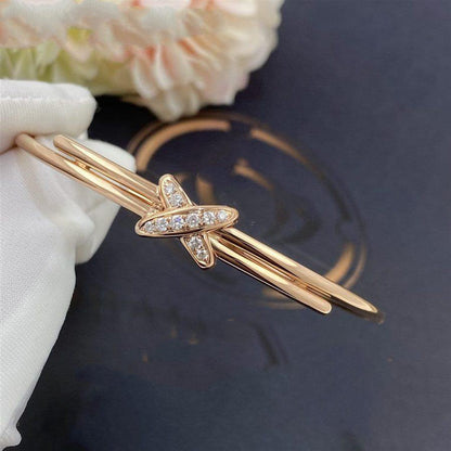 [Eterna Jewels]ピンクゴールドダイヤモンドブレスレットセット