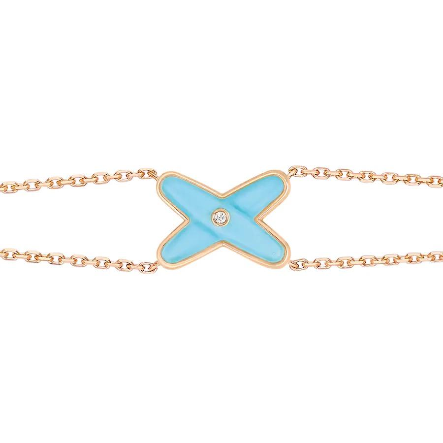 [Eterna Jewels]JEUX BRACELET TÜRKIS ROSEGOLD 1 DIAMANT