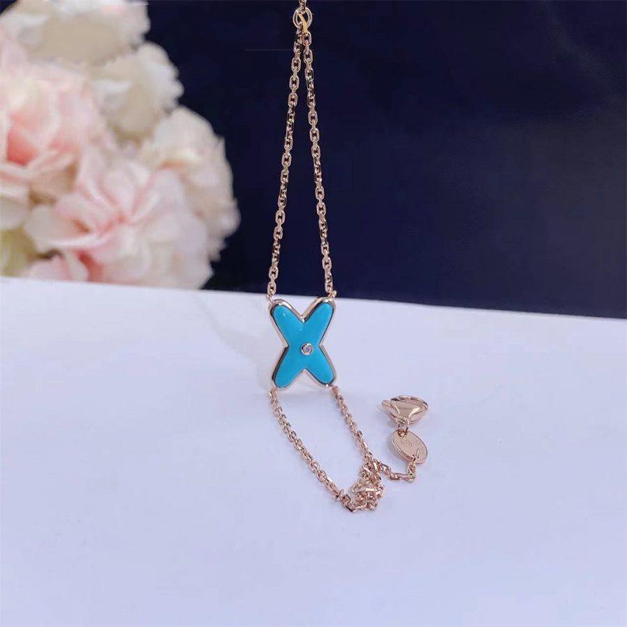 [Eterna Jewels]JEUX BRACELET TÜRKIS ROSEGOLD 1 DIAMANT