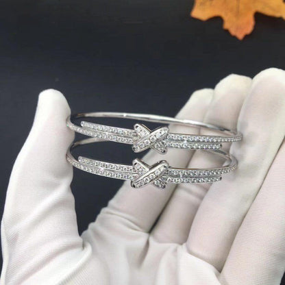 [Eterna Jewels]ARMBAND-SET DIAMONDS SILBER