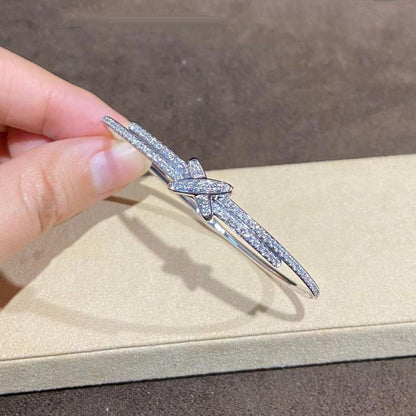 [Eterna Jewels]ARMBAND-SET DIAMONDS SILBER