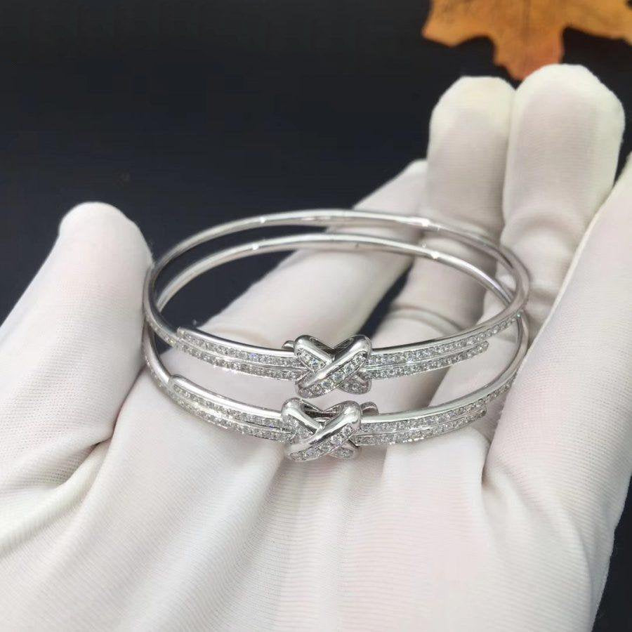 [Eterna Jewels]ARMBAND-SET DIAMONDS SILBER