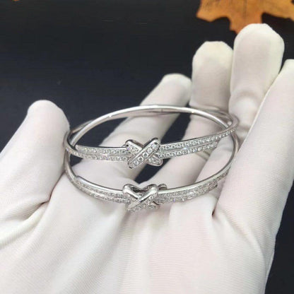 [Eterna Jewels]ARMBAND-SET DIAMONDS SILBER