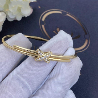 [Eterna Jewels]ゴールドダイヤモンドブレスレットセット