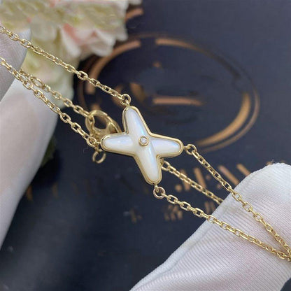 [Eterna Jewels]JEUX BRACELET WEISS PERLMUTT GOLD 1 DIAMANT
