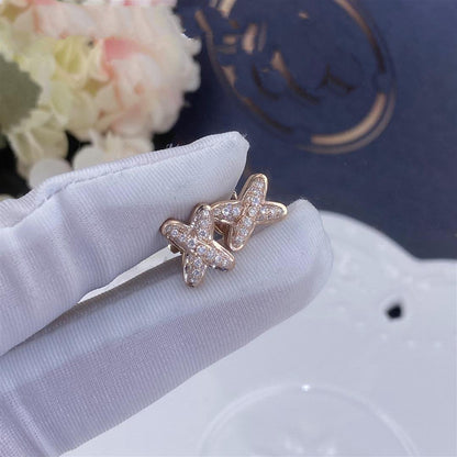 [Eterna Jewels]ピンクゴールドダイヤモンドイヤリング