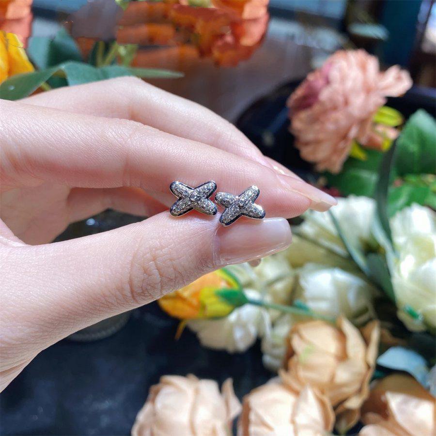 [Eterna Jewels]シルバーダイヤモンドイヤリング
