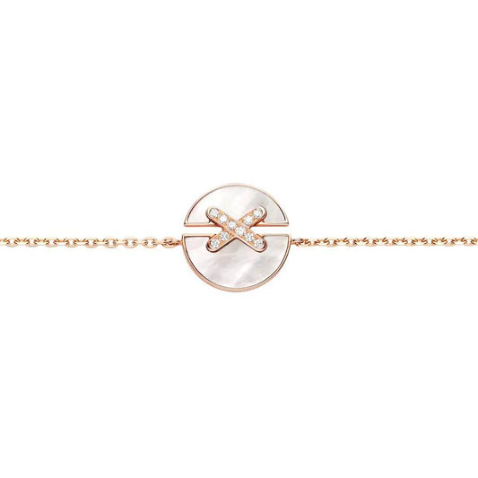 [Eterna Jewels]ブレスレットウォッチ MOP ピンクゴールド ダイヤモンド