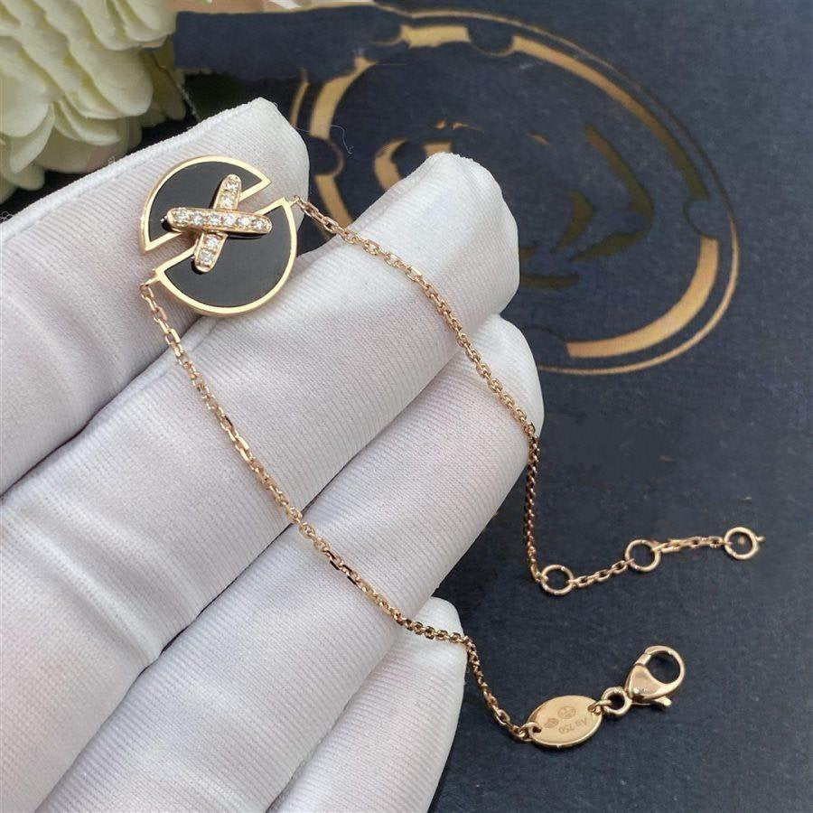 [Eterna Jewels]ONYX ARMBAND ROSÉGOLD DIAMANTEN