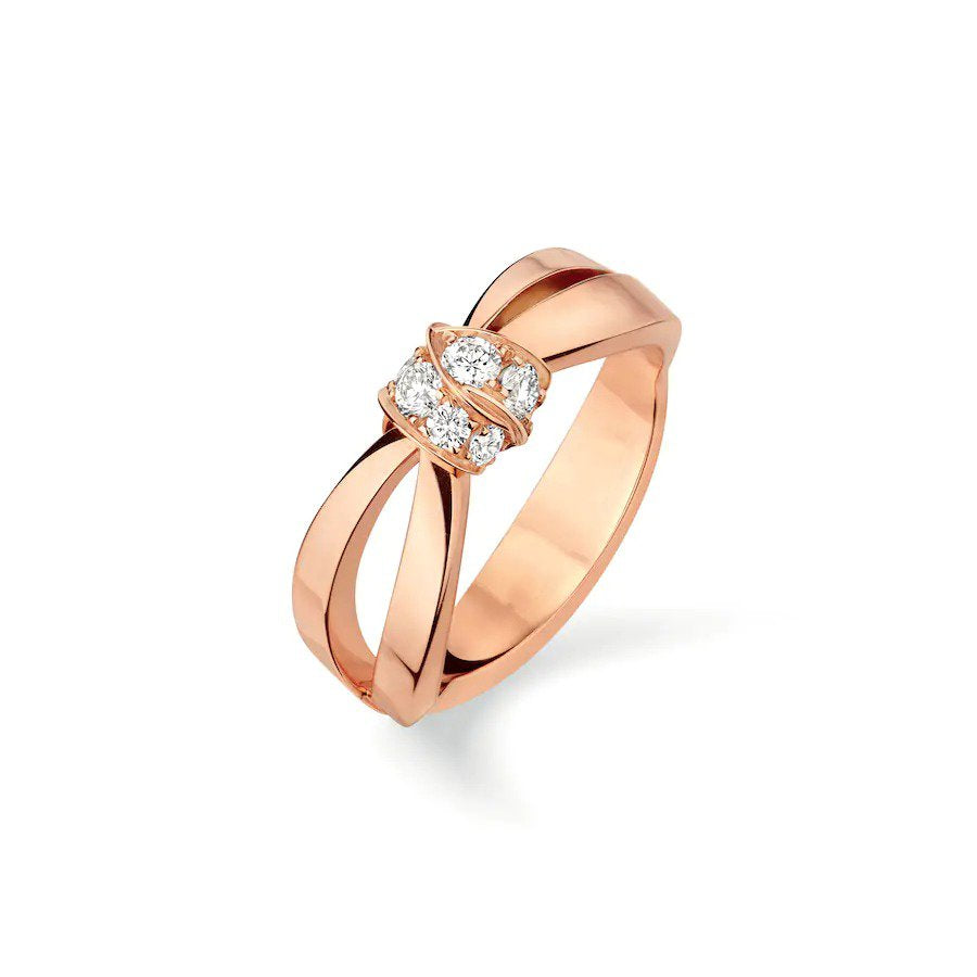 [Eterna Jewels]LIENS RING ROSÉGOLD DIAMANT