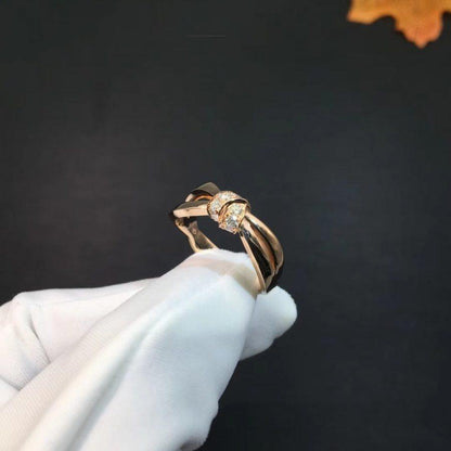 [Eterna Jewels]LIENS RING ROSÉGOLD DIAMANT