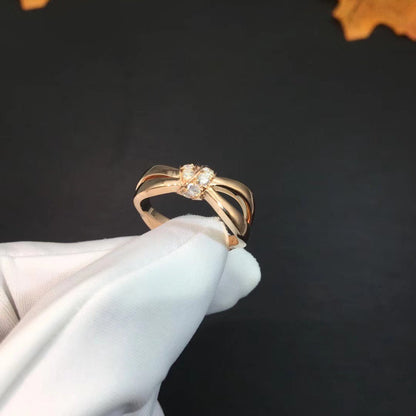 [Eterna Jewels]LIENS RING ROSÉGOLD DIAMANT
