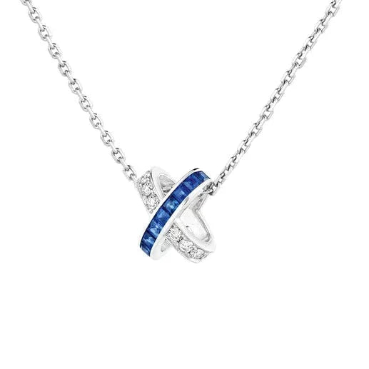 [Eterna Jewels]LIENS DIAMOND SILBERHALSKETTE