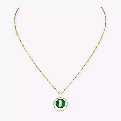 [Eterna Jewels]Lucky Move Diamant-Halskette in Roségold und weißem Perlmutt