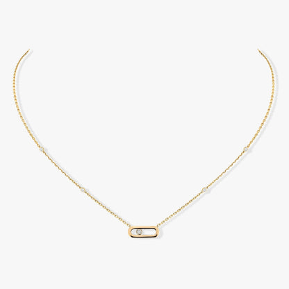 [Eterna Jewels]MOVE UNO DIAMANT-HALSKETTE