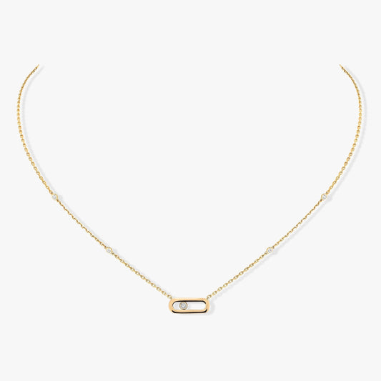 [Eterna Jewels]MOVE UNO DIAMANT-HALSKETTE