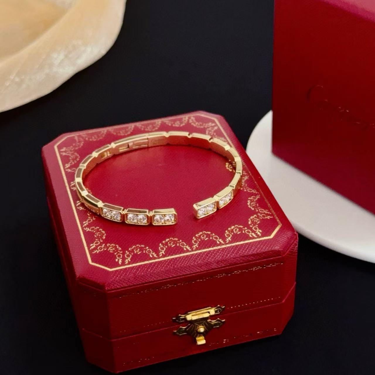 [Eterna Jewels]LOVE DIAMOND OPEN  BRACELET
