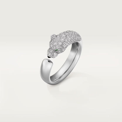 [Eterna Jewels]PANTHERE HALF DIAMOND SMALL RING