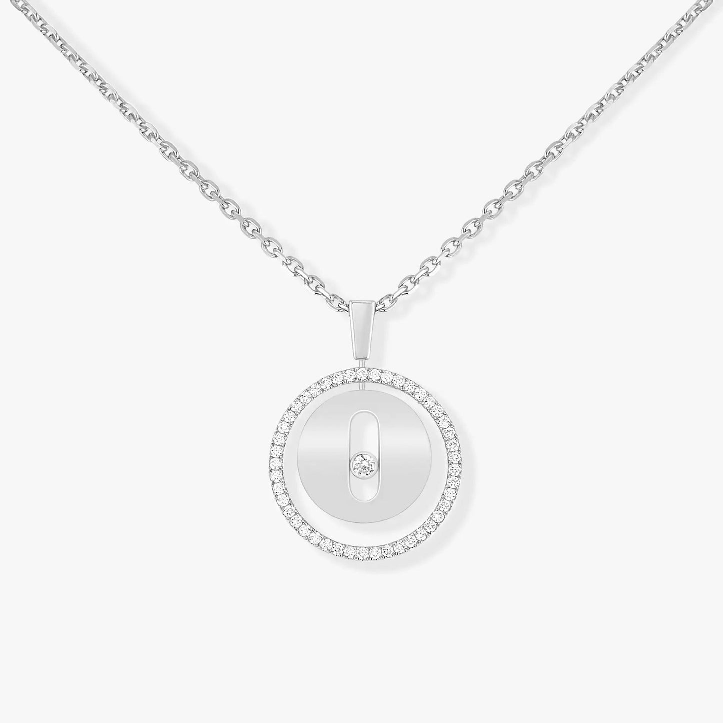[Eterna Jewels]LUCKY MOVE PM HALSKETTE SILBER DIAMANT
