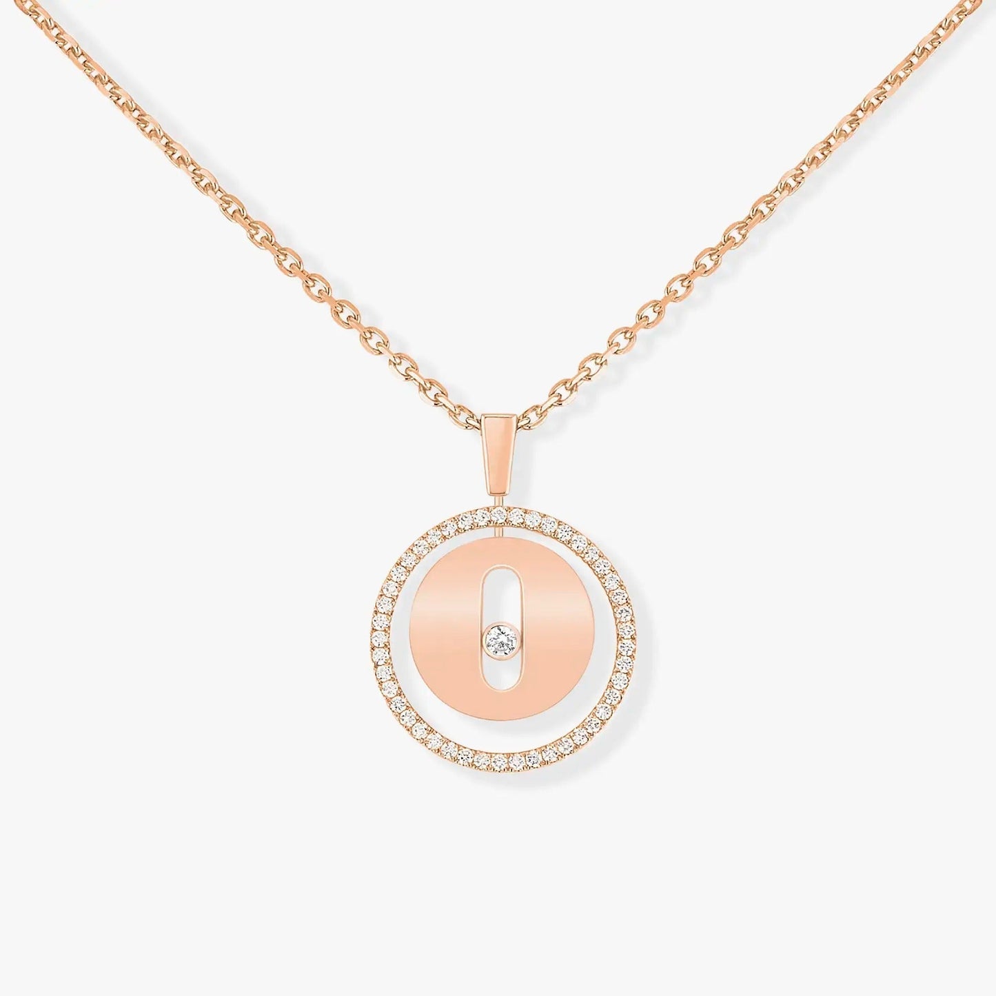[Eterna Jewels]LUCKY MOVE PM HALSKETTE ROSÉGOLD DIAMANT