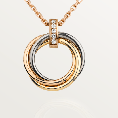 [Eterna Jewels]TRINITY HALSKETTE GOLD DIAMANTEN