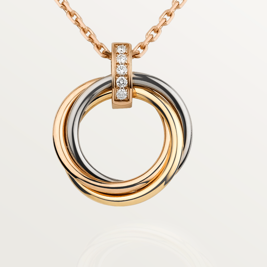 [Eterna Jewels]TRINITY HALSKETTE GOLD DIAMANTEN