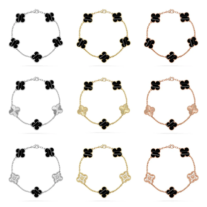 [Eterna Jewels] CLOVER 5 MOTIF PULSAR STONE BRACELET KOLLEKTION