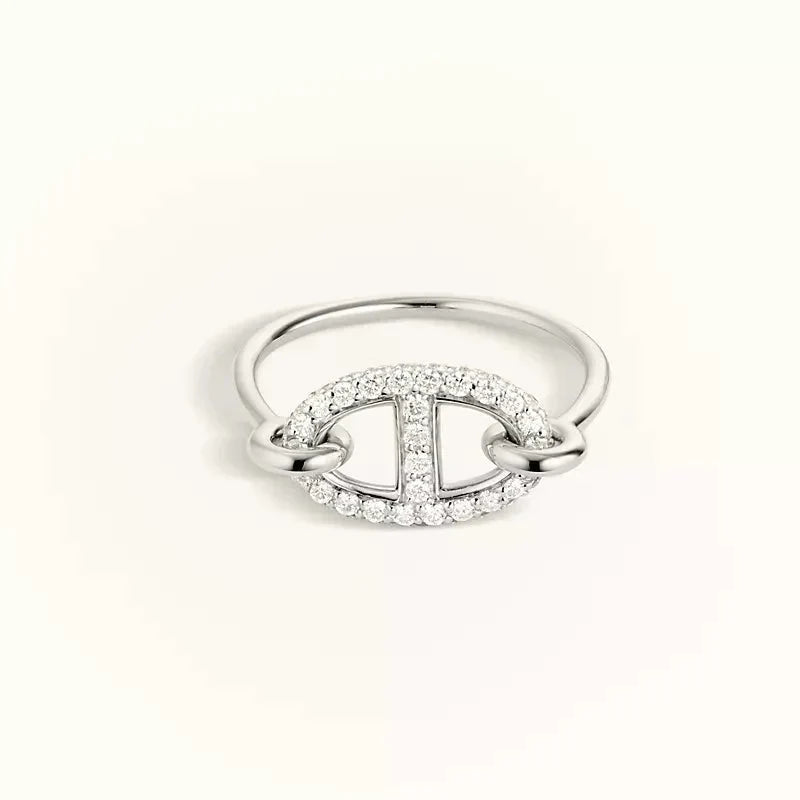 [Eterna Jewels]RONDE KLEINER SILBER-DIAMANTENRING