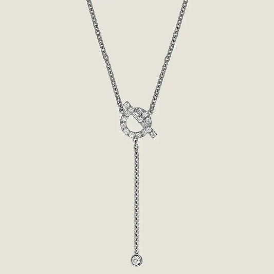 [Eterna Jewels]FINESSE SILBER DIAMANTEN HALSKETTE