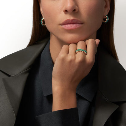 [Eterna Jewels]CLASH 7.9MM AGATE CHALCEDONY RING