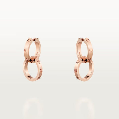 [Eterna Jewels]LOVE 3.3MM DANGLE EARRINGS