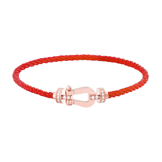 [Eterna Jewels]FORCE 10 HALBER DIAMANT ROTGOLD ROTES SEIL GROSSES UND MITTLERES MODELL