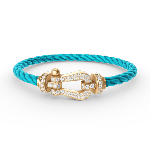 [Eterna Jewels]FORCE GROSSES HUFEISEN VOLL DIAMANT ARMREIF GOLD