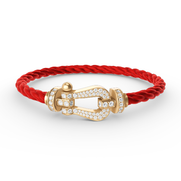 [Eterna Jewels]FORCE GROSSES HUFEISEN VOLL DIAMANT ARMREIF GOLD