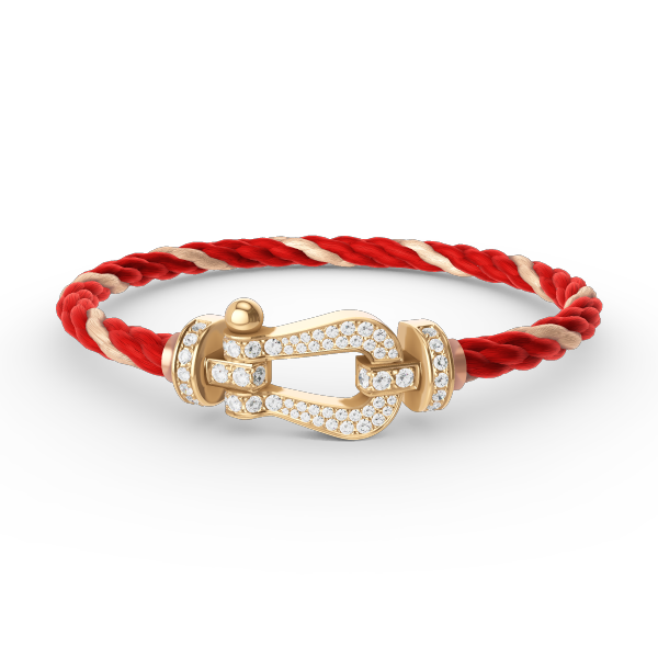 [Eterna Jewels]FORCE GROSSES HUFEISEN VOLL DIAMANT ARMREIF GOLD