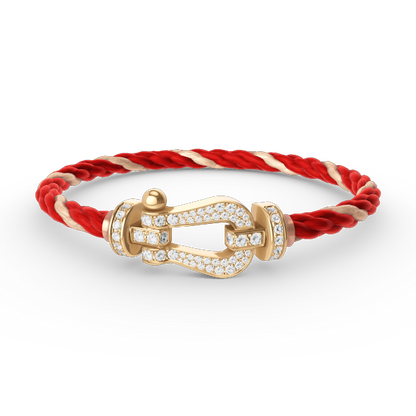 [Eterna Jewels]FORCE GROSSES HUFEISEN VOLL DIAMANT ARMREIF GOLD