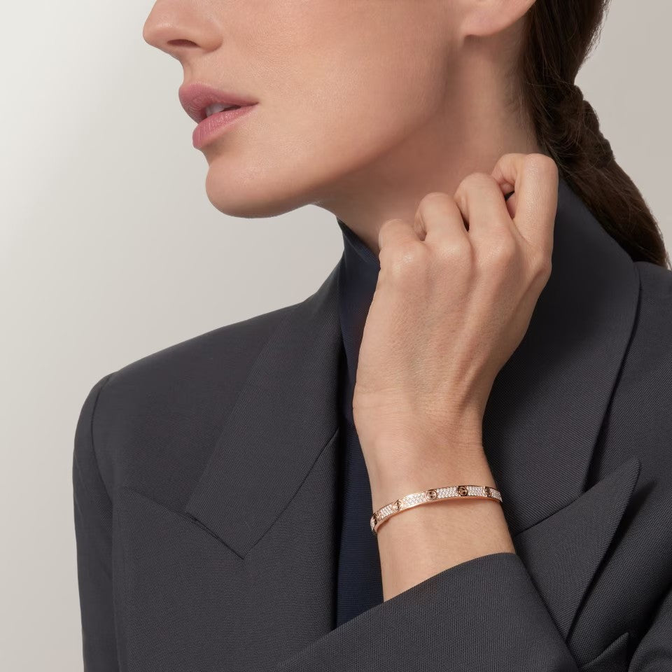 [Eterna Jewels]LOVE BRACELET 4.8MM DIAMOND-PAVED