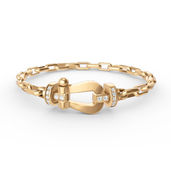 [Eterna Jewels] ROBUSTES HUFEISENVERSCHLUSS-METALLARMBAND