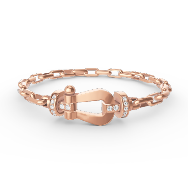 [Eterna Jewels] ROBUSTES HUFEISENVERSCHLUSS-METALLARMBAND