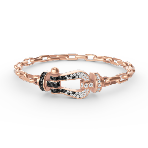 [Eterna Jewels] ROBUSTES HUFEISENVERSCHLUSS-METALLARMBAND