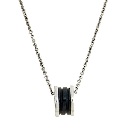 [Eterna Jewels] ZERO 1 SCHWARZE KERAMIK-SILBER-HALSKEITE
