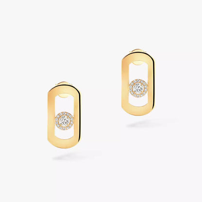 [Eterna Jewels]So Move Diamantohrringe in Gelbgold