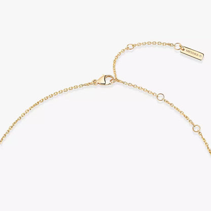 [Eterna Jewels]Halskette mit Glücksauge, Diamanten und Türkis in Roségold