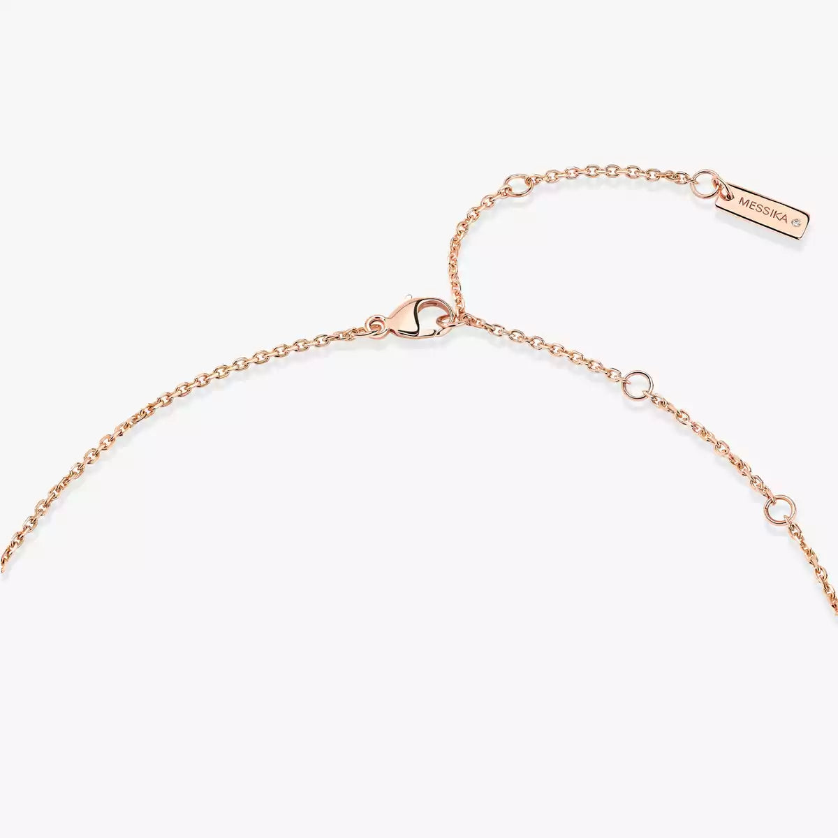 [Eterna Jewels]Halskette mit Glücksauge, Diamanten und Türkis in Roségold