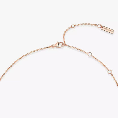 [Eterna Jewels]Halskette mit Glücksauge, Diamanten und Türkis in Roségold