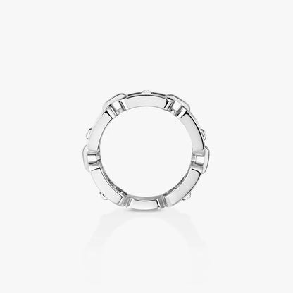 [Eterna Jewels]Move Link Pavé-Diamantring in Gold