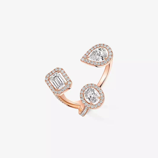 [[Eterna Jewels] ダイヤモンドリング 0.25ct マイツイン トリロジー