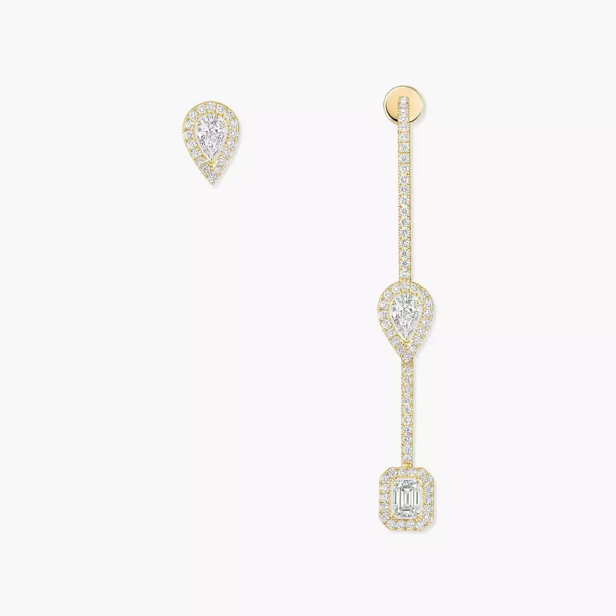 [Eterna Jewels] Diamant-Tropfenohrringe My Twin